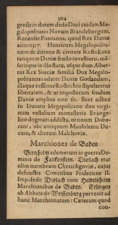 Marchiones de Baden.