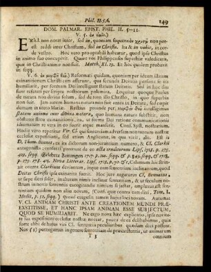 Dom. Palmar. Epist. Phil. II. 5--11.