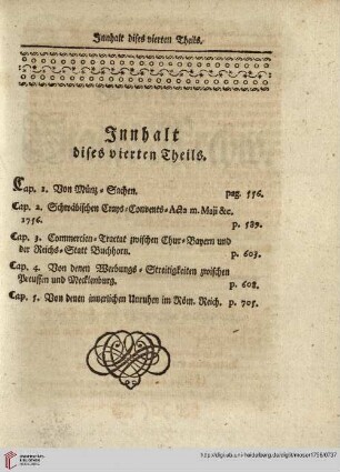 Innhalt dises vierten Theils