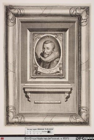 Bildnis Cornelis Matthiasz. van den Nieuwstad (lat. Cornelius Neostadius)