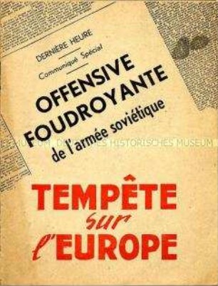Antikommunistische Propagandaschrift aus dem besetzten Frankreich
