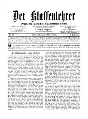 Kreisschulinspektor oder Rektor?