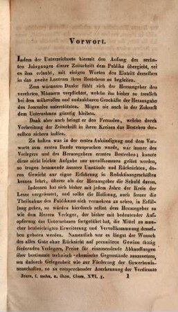 Journal für technische und ökonomische Chemie, 16. 1833