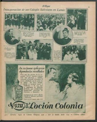 Inauguración de un Colegio Salesiano en Lanús