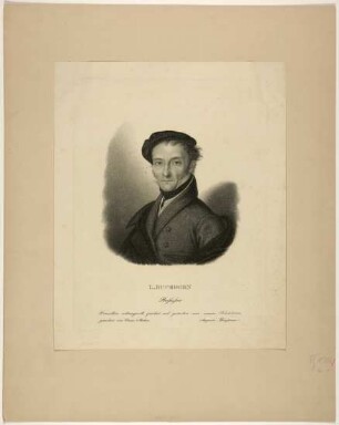 Hüssener, Auguste; Mathieu, Emma: Porträt Ludwig Buchhorn