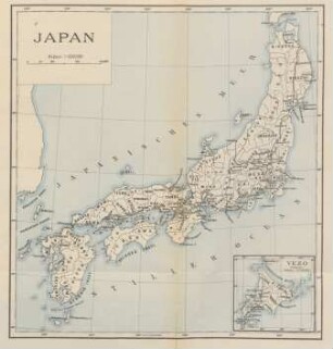 Japan Maßstab 1 : 6000000