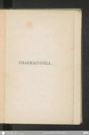 The Pharmacopoeia of the Royal London Ophthalmic Hospital