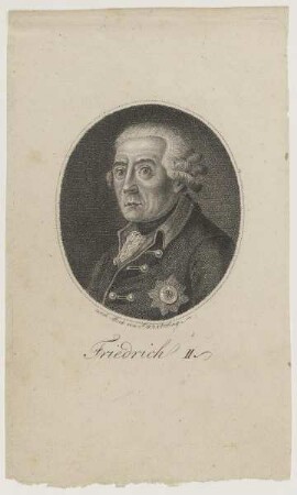 Bildnis des Friedrich II. von Preußen