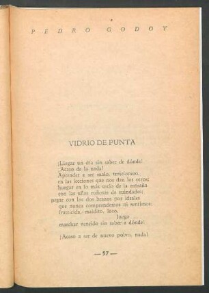 Vidrio de punta