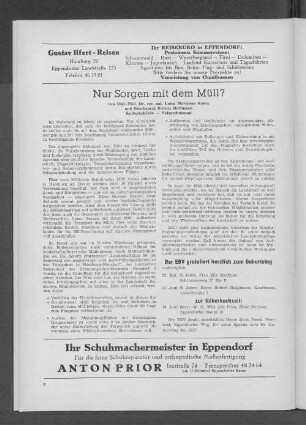 Nur Sorgen mit dem Müll?