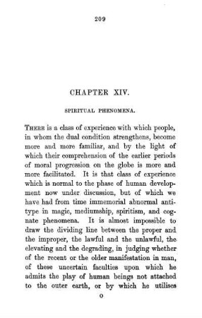 Chapter XIV. Spiritual Phenomena.