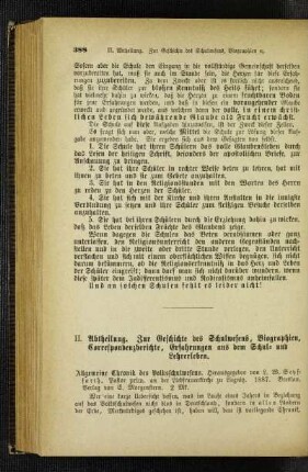 Allgemeine Chronik des Volksschulwesens