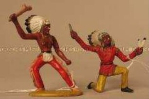 Angreifende Indianer