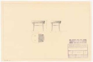 Stadttheater, Bremerhaven: Garderobe: Hocker 1:10