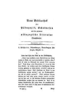 Ueber das lesen der Bibel in den Volksschulen