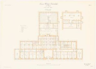 Kaiser-Wilhelm-Bibliothek, Posen: Grundriss Keller 1:100