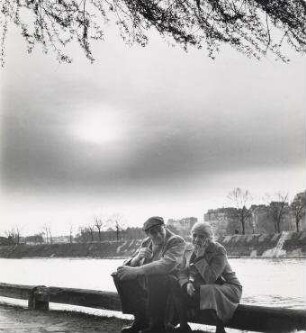 - aux Bord de la Seine - Flirt am Nachmittag. Paris 1952