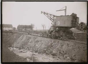 Grube Seitendorf Transport des Bagger 9 von Grube Seitendorf nach Grube Türchau