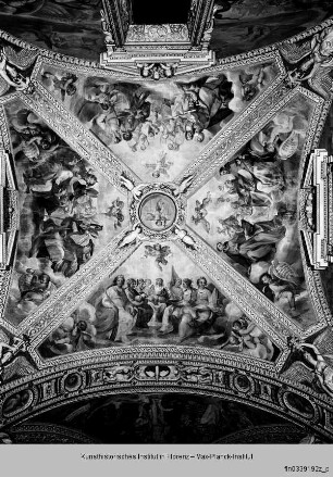 Ausmalung des Oratorio della Santissima Trinità : Ausmalung des Gewölbes : Ausmalung des nördlichen Gewölbes