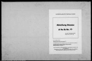 Die von den Unierten angestrebte Niederländische Allianz