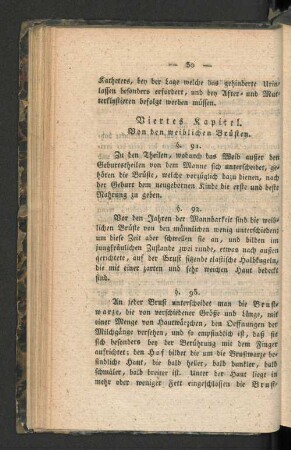 Viertes Kapitel. Von den weiblichen Brüsten.