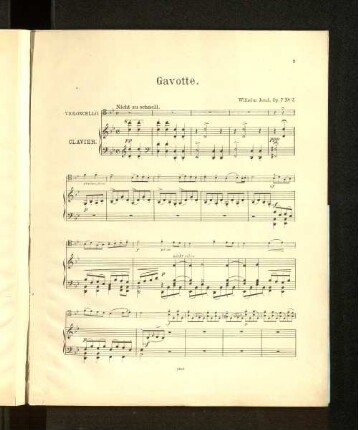 Gavotte. [Piano]
