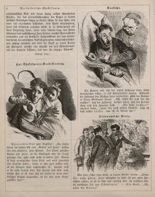 "Zur Shakespeare-Verbesserung" "Vorsicht" "Oekonomische Prosa"