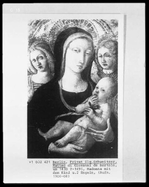 Madonna mit dem Kind und zwei Engeln