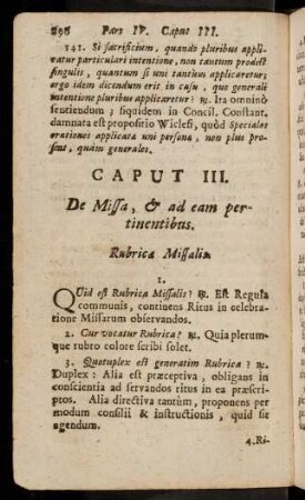 296-307, Rubrica Missalis; ...