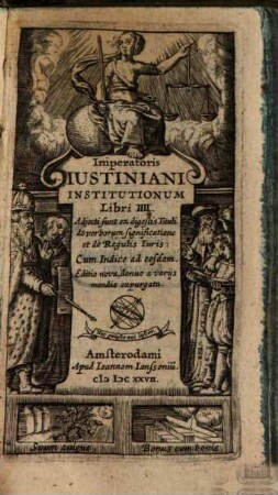Imperatoris Iustiniani Institutionum Libri IIII.