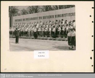Konzert des Bergsteigerchores zum 1. Mai 1954