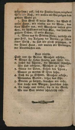 Das vierte.