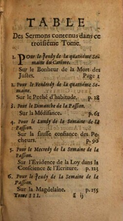 Sermons Sur Les Evangiles Du Carême, Et Sur Divers Sujets De Morale : Avec Trois Panegyriques & deux Oraisons funebres, 3