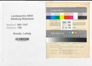 Entnazifizierung Ludwig Brosda , geb. 19.03.1905 (Postbeamter)
