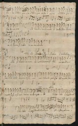 Filli che canta; A, b; a-Moll; HasB 14/8