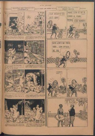 Aventuras del famoso Mano Santa [Cómic]