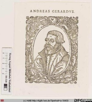 Bildnis Andreas Hyperius (eig. Andreas Gerhard od. Gheeraerdts)