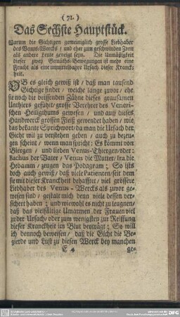 Das Sechste Hauptstück