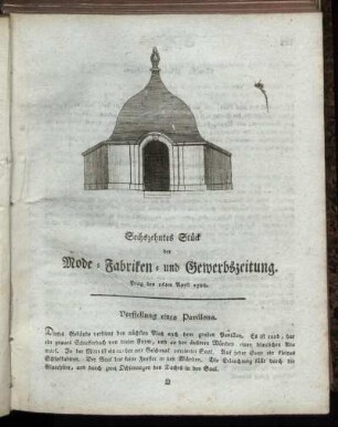 Sechszehntes Stück. Prag den 16ten April 1788.