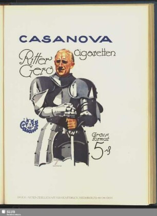 Casanova Cigarren Ritter Gero