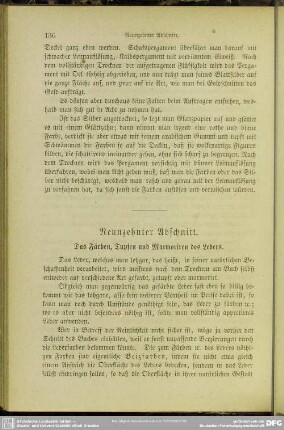 Neunzehnter Abschnitt. Das Färben, Tupfen und Marmoriren des Leders