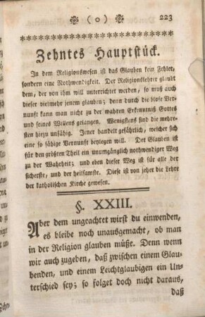 Zehntes Hauptstück.