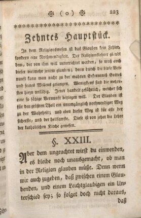Zehntes Hauptstück.