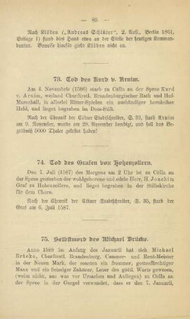 73. Tod des Kurd v. Arnim
