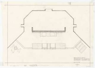 1. Kirche Christi Wissenschafter, Karlsruhe: Leserpodest: Grundriss 1:20