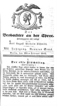 9. Stueck, 28. Februar 1842