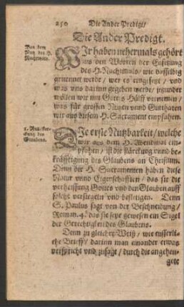 Die Ander Predigt.