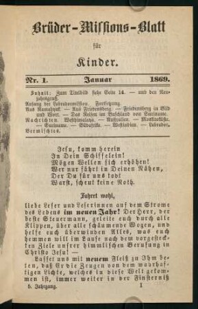 1-24, Januar 1869 (Nr. 1)