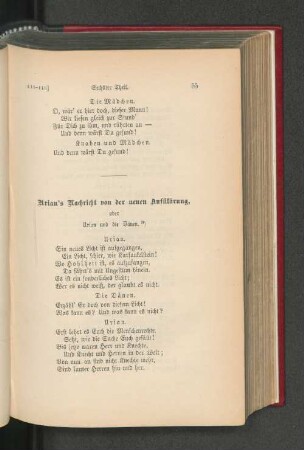 Urian's Nchricht von der neuen Aufklärung