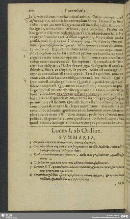 Locus I. ab Ordine
